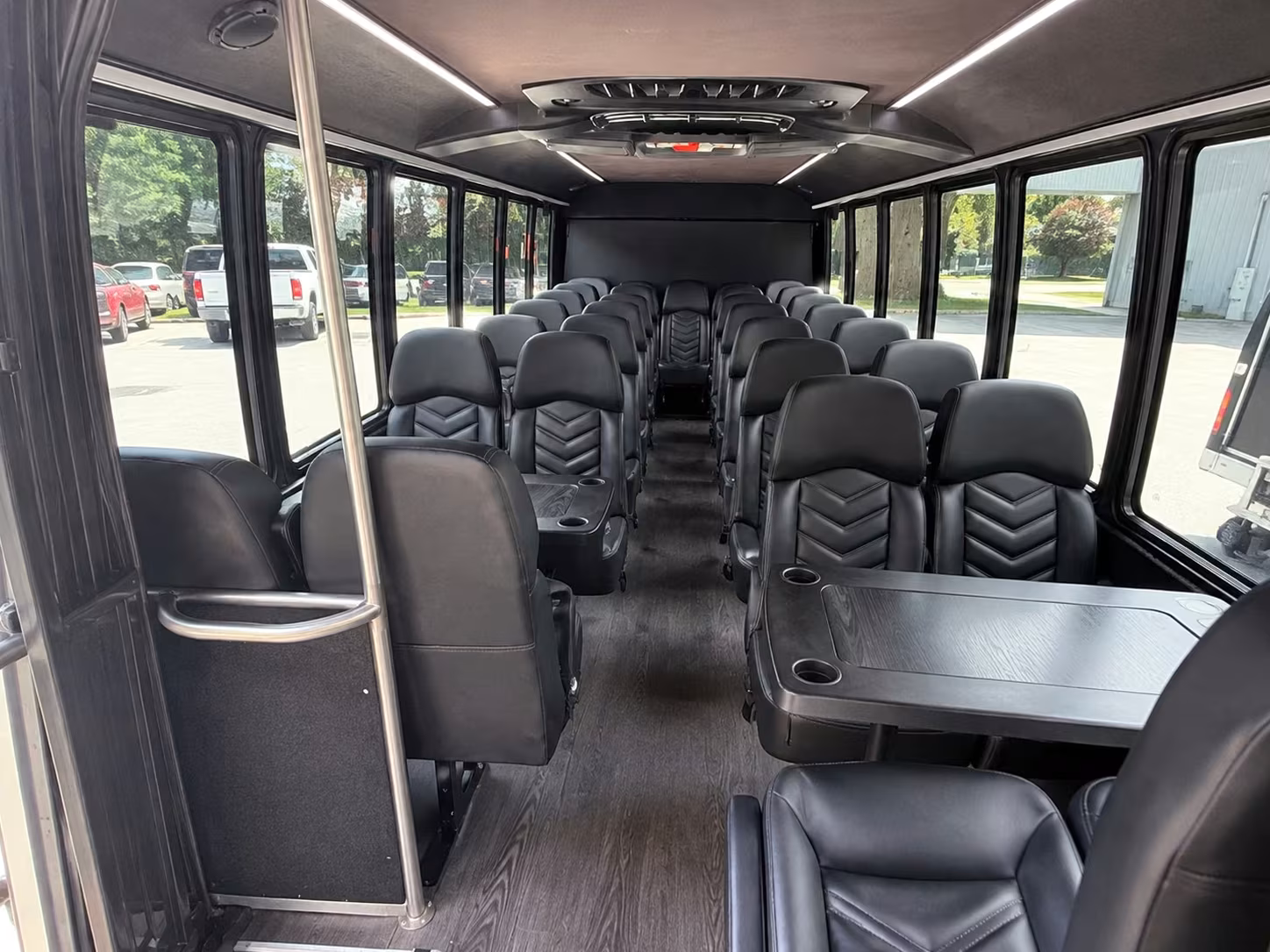 15 passenger minibus inside
