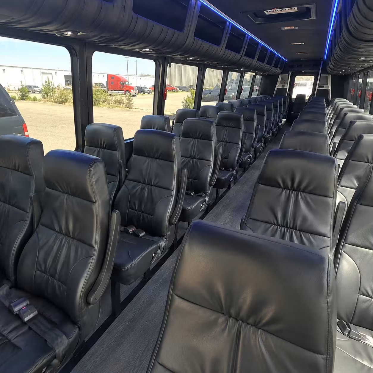 25 passenger minibus inside