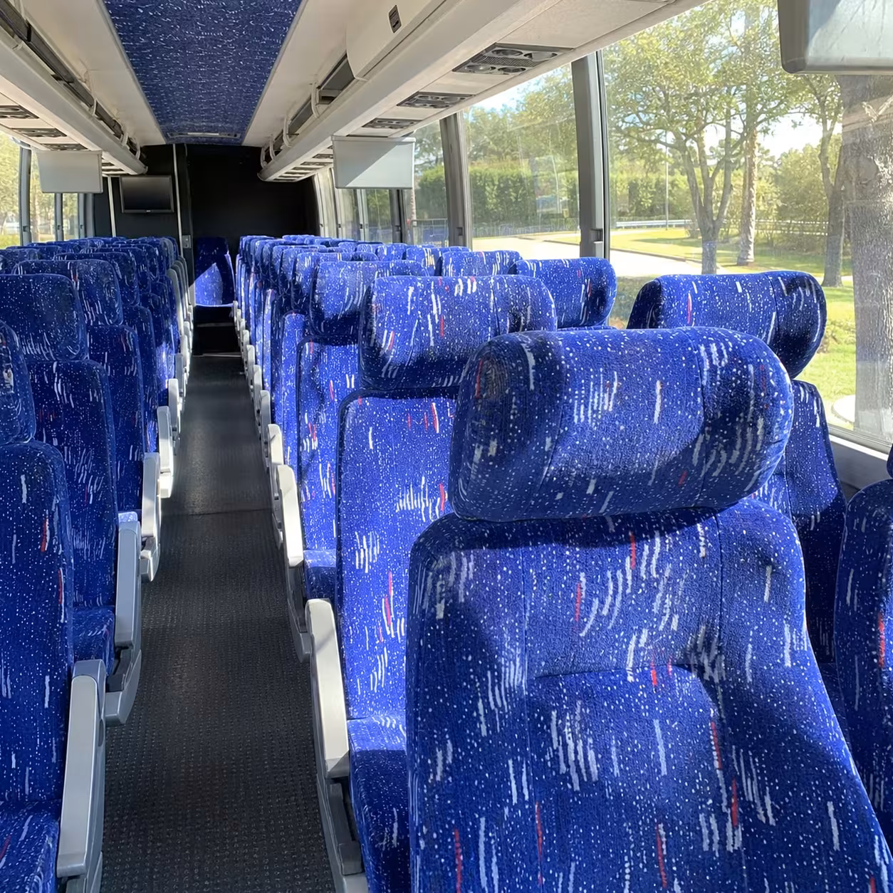 escondido charter bus interior