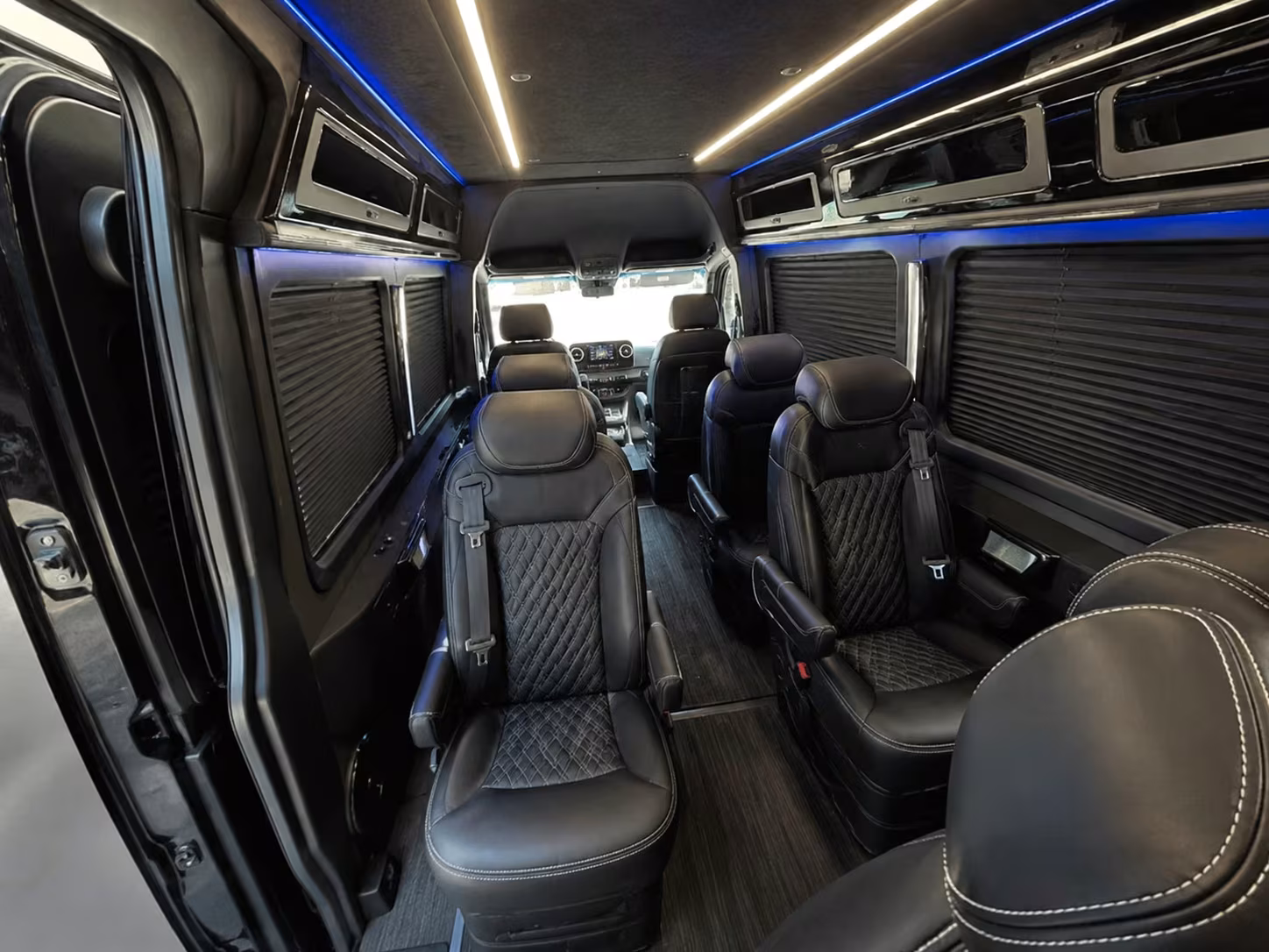 sprinter van with driver interior