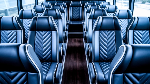 escondido 15 passenger minibus inside
