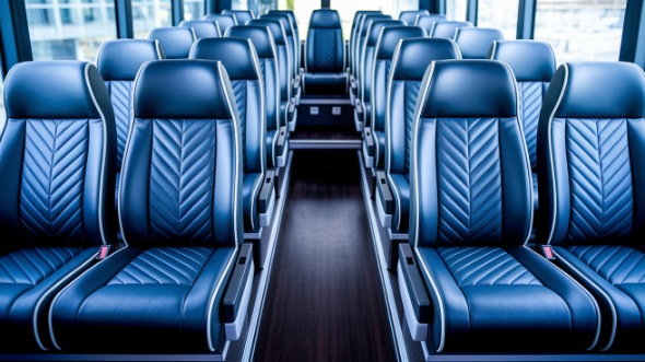 escondido 20 passenger minibus inside