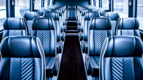 escondido 25 passenger minibus inside
