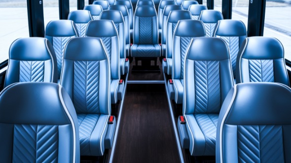 escondido 28 passenger minibus inside