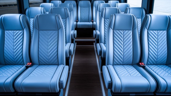 escondido 35 passenger minibus inside