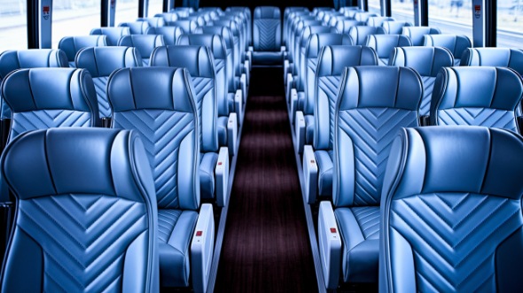 escondido 56 passenger charter bus interior