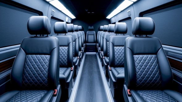 sprinter van with driver interior escondido